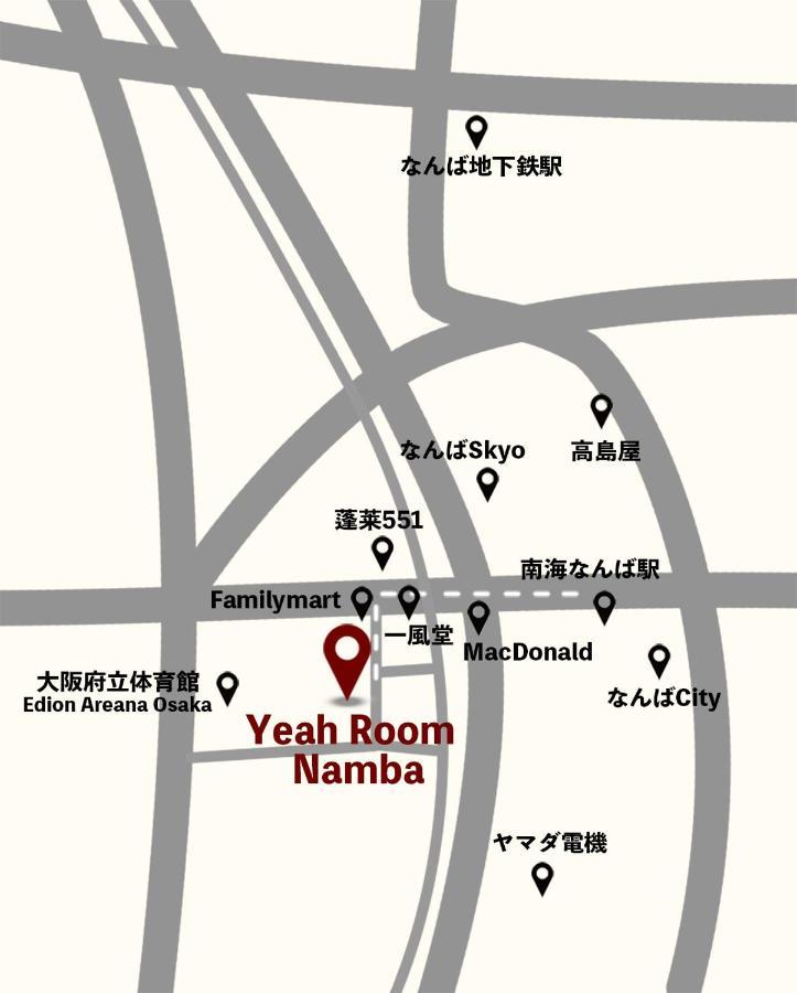 Yeah Room Namba Osaka Bagian luar foto